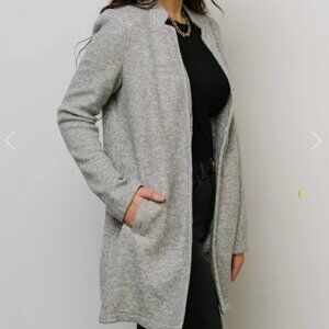 Vero Moda Light Fleece Coat (Heathered Gray)